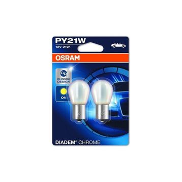 Osram Py21W Diadem Chrome 2 Takım Krom Sinyal Ampulü