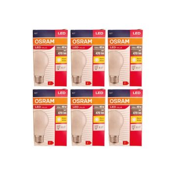 Osram Value 470LM 4'lü 4,9W Sarı Işık E-27 LED Ampul