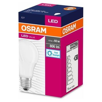 Osram Value 806LM E27 8.5W 10'lu Beyaz Işık Led Ampul