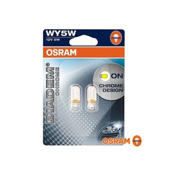 Osram WY5W 12V 5W 2 Adet Ampul Diadem Chrome T10 Dipsiz Ampul
