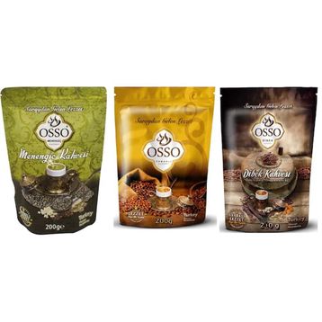 Osso 3lü Set Osmanlı Dibek Menengiç Kahvesi