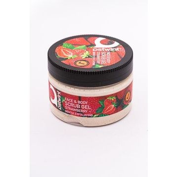 Ostwint 2x300 ml Çilek Özlü Yüz ve Vücut Peelingi