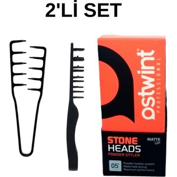 Ostwint Powder Wax Yeşil 20 ml Saç Pudrası + Geiş Aralık Wax Tarak