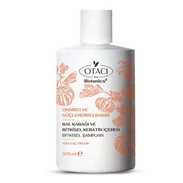 Otacı Botanics 375 ml Bal Kabağı ve Bitkisel Keratin Onarıcı ve Güçlendirici Bitkisel Bakım Şampuanı