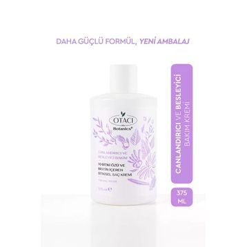 Otacı Botanics Canlandırıcı 10 Bitki ve Biotin 375 ml Bitkisel Saç Bakım Kremi
