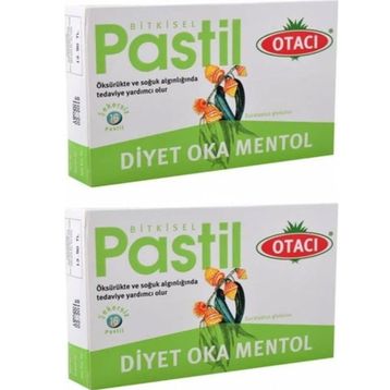 Otacı Diyet Oka Mentol 2x16 Adet Pastil