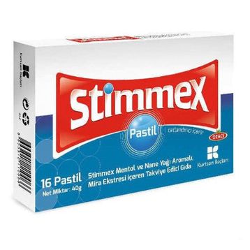 Otacı Stimmex Mentol Nane Yağı 16 Pastil