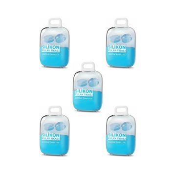 Otifleks 5x2'li Silikon Kulak Tıkacı
