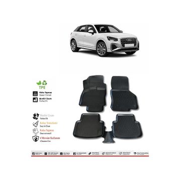 Oto Line Audi Q2 2017 Model 4D Havuzlu Paspas