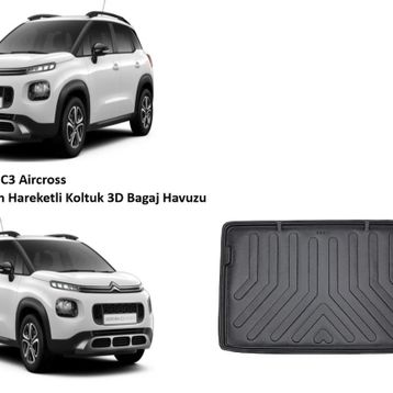 Oto Line Citroen C3 Aircross 2019 Model Alt Kısım Bagaj Havuzu