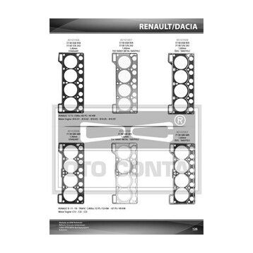 Otoconta 40101006 Siyah Silindir Kapak Contası