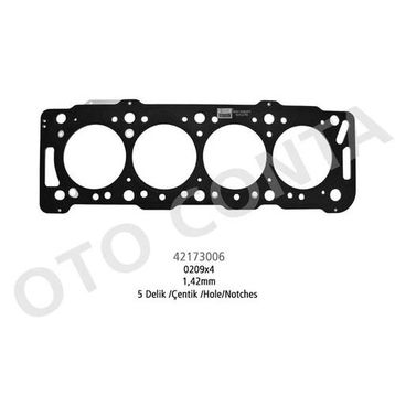 Otoconta 42173006 1.42 mm Çelik P206-P306-Partner-Berlingo 1.9 DW8 Silindir Kapak Contası