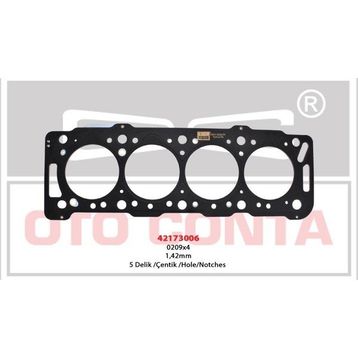 Otoconta 42173006 1.42 mm Çelik P206-P306-Partner-Berlingo 1.9 DW8 Silindir Kapak Contası