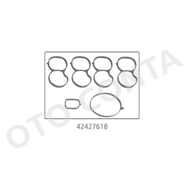 Otoconta 42427618 Doblo-Linea-Bravo II 1.6 Dmtj 16V 198 A2.000-263 A3.0 Emme Manifold Lastik Conta Takımı