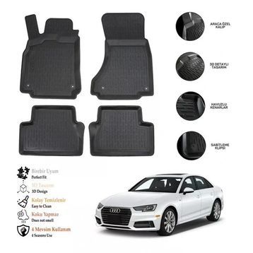 OtoLine Audi A4 2016 Sonrası 3D Havuzlu Paspas