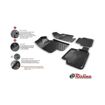 OtoLine Ford Focus 4 2015 2016 2017 2018 Model 3D Havuzlu Paspas