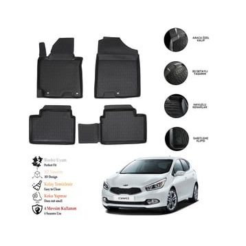 OtoLine Kia Ceed 2012-2017 3D Havuzlu Paspas