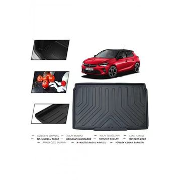 OtoLine Opel Corsa F 2022 Sonrası Uyumlu Bagaj Havuzu