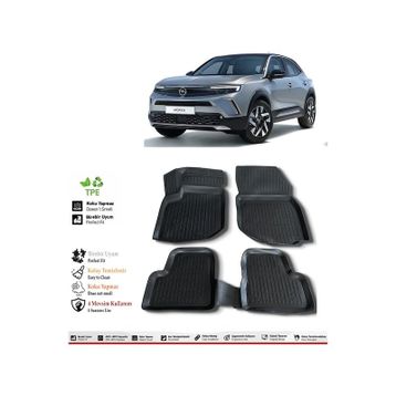 OtoLine Opel Mokka 2023 Model 4D Havuzlu Paspas