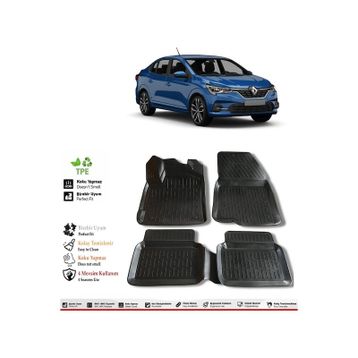 OtoLine Renault Taliant 2022 Model 4D Havuzlu Paspas