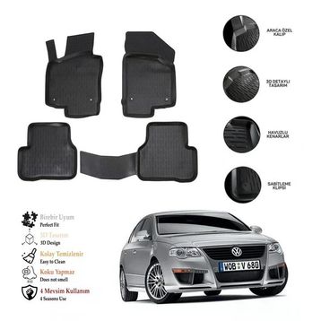 OtoLine VW Passat B6 2005-2010 3D Havuzlu Paspas