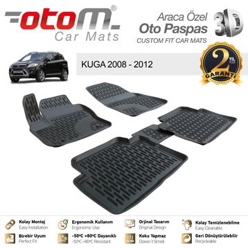 Otom 3D Ford Kuga 2008-2013 Arası Araca Özel Paspas