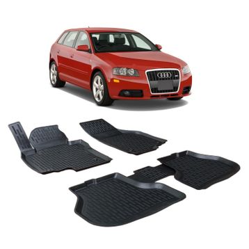 Otom Audi A3 2004-2012 3D Havuzlu Paspas