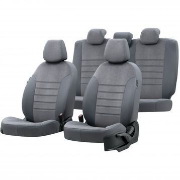 Otom Fiat 500 L 2013-2018 Özel Üretim London Design Füme Oto Koltuk Kılıfı