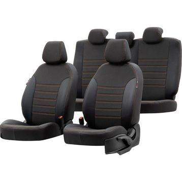 Otom Fiat 500 L 2013-2018 Özel Üretim Paris Design Bej - Siyah Oto Koltuk Kılıfı