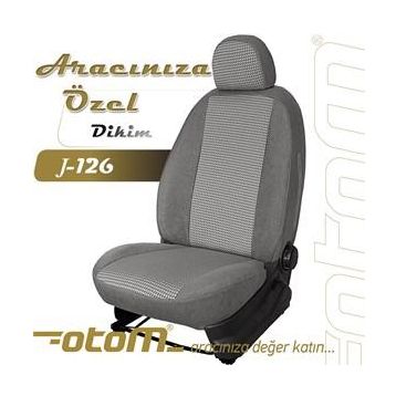 Otom J-126 Volvo S40 2005 Sonrası Füme Oto Koltuk Kılıfı