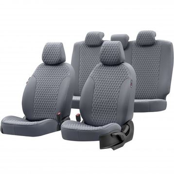 Otom Jeep Wrangler 2006-2018 Özel Üretim Amsterdam Design Deri Füme Oto Koltuk Kılıfı