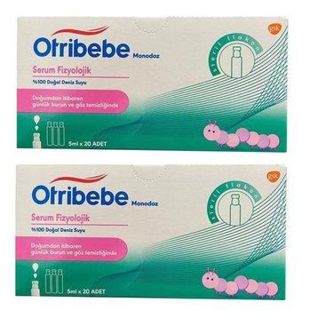 Otribebe 2 Kutu Monodoz 20x5 ml Flakon Deniz Suyu