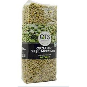 Ots Organik 750 Gr Yeşil Mercimek