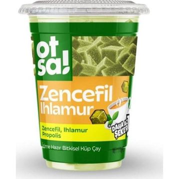 Otsa 170 gr Zencefil Ihlamur Bitkisel Küp Bardak Çay