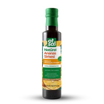 Otsa 500 ml Ananas Meyvesi ile Doğal Yolla Fermente Edilmiş Detox Ananas Sirkesi