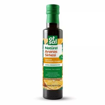 Otsa 500 ml Ananas Meyvesi ile Doğal Yolla Fermente Edilmiş Detox Ananas Sirkesi