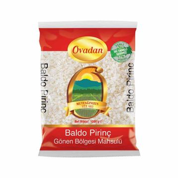 Ovadan 1 kg Gönen İri Baldo Pirinç