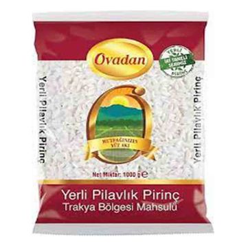 Ovadan 1 kg Trakya Yerli Pilavlık Pirinç