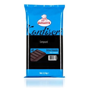 Ovalette 2,5 kg Bitter Konfiseri