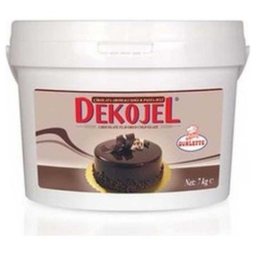 Ovalette Dekojel Çikolata Aromalı Soğuk Pasta Jeli 7 kg