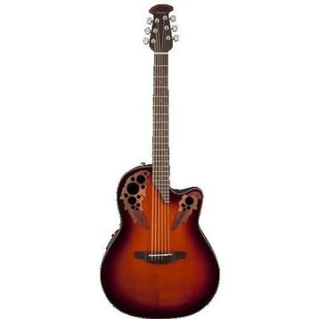 Ovation CE44-1 Celebrity Elite Cutaway Sunburst Elektro Akustik Gitar