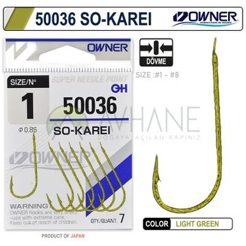 Owner 50036 So-Karei Light Green İğne