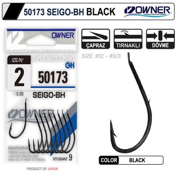 Owner 50173 No:1-0 8'li Paket Olta İğnesi