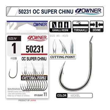 Owner 50231 Cut Super Chinu White İğne