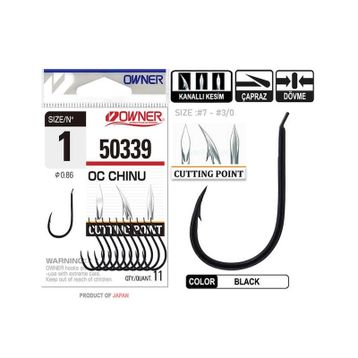 Owner 50339 Cut Chinu Black İğne