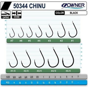 Owner 50344 Chinu Black İğne
