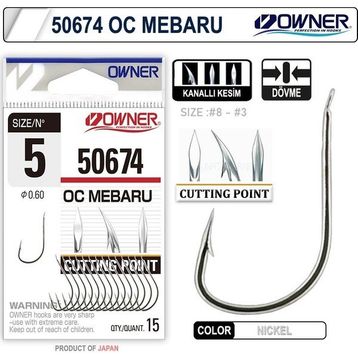 Owner 50674 Cut Mebaru White İğne