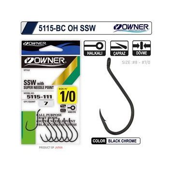 Owner 5115 Oh Ssw Black Chrome İğne