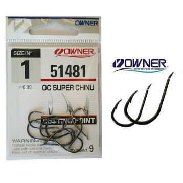Owner 51481 NO:1 Nikel Dövme Olta İğnesi