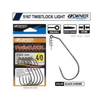 Owner 5167 Twistlock Light Black Chrome İğne
